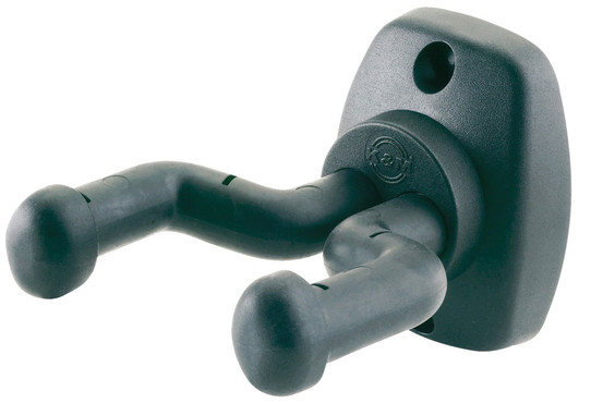 K&M 16250-000-55 Guitar Wall Mount Black image