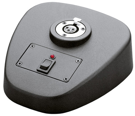 K&M 29394-000-55 Microphone Table Base With Switch image