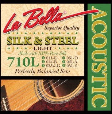 La Bella Acoustic Silk & Steel Light 710L (11-51) image