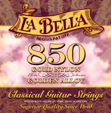 La Bella Elite Gold Nylon Golden Alloy 850 image