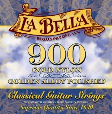 La Bella Elite Gold Nylon Polished Golden Alloy 900 image