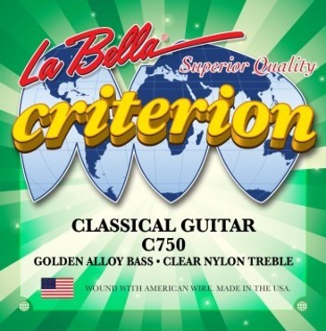 La Bella Criterion Classical Guitar Clear Nylon C750 image