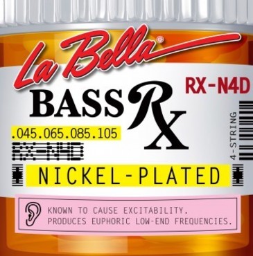 La Bella Bass Rx Nickel-Plated RX-N4D (45-105) 2 Pak image