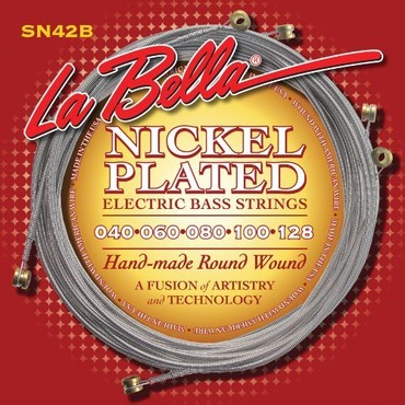 La Bella Nickel Plated Round Wound Bass SN42B (40-128) image