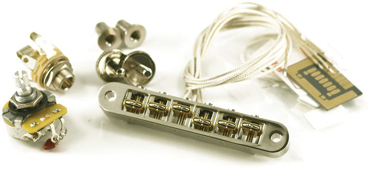 L.R. Baggs T-Bridge Tune-O-Matic Chrome image