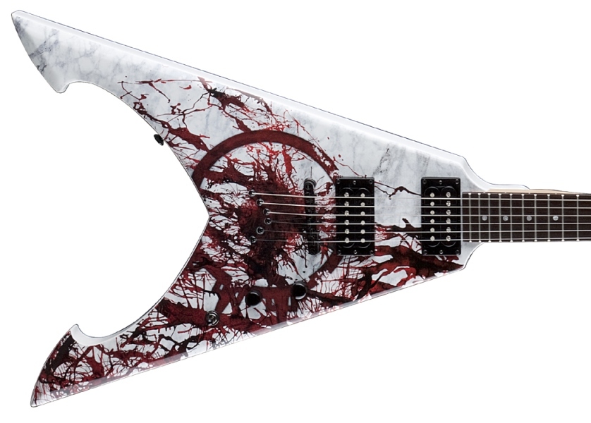 Dean Michael Ammot Signature Tyrant X Splatter электрогитара