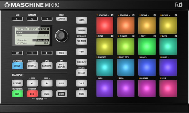 Native Instruments Maschine Mikro Mk2 Blk image