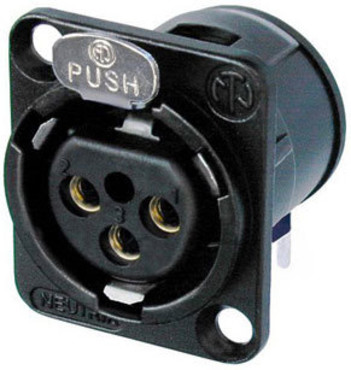 Neutrik NC3FD-H-B image