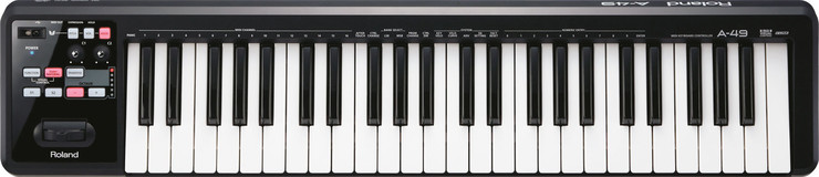 Roland A-49-BK MIDI Keyboard Controller image