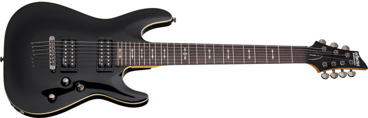 Schecter Omen-7 BLK image