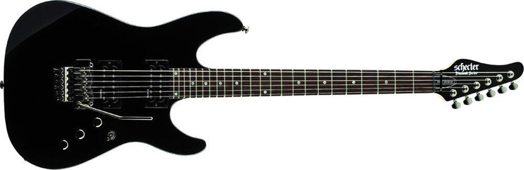 Schecter Sunset Deluxe FR BLK image