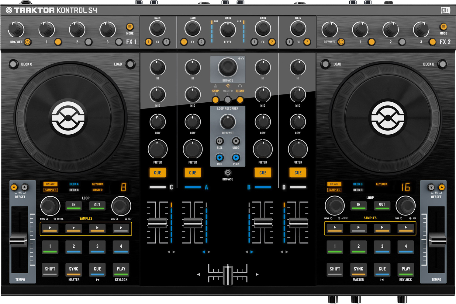 Native Instruments Traktor Kontrol S4 DJ контроллер купить в
