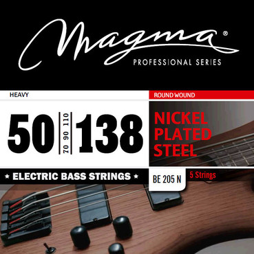Magma BE205N Nickel Heavy 5 String (50-138) 1