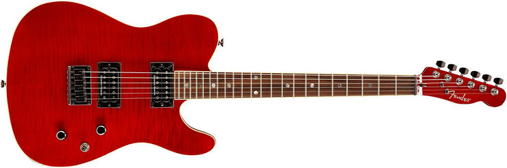 Fender Special Edition Custom Telecaster FMT HH Rosewood Crimson Red Transparent 0