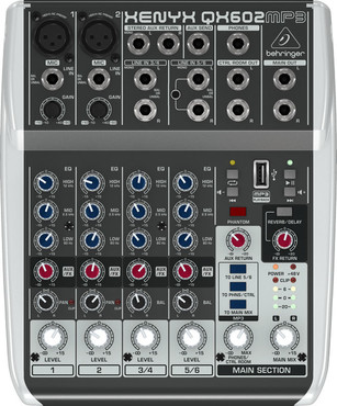 Behringer Xenyx QX602MP3 0