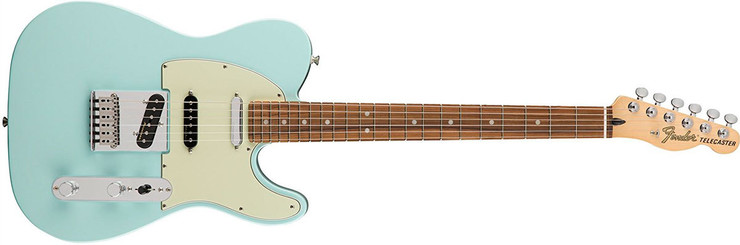 Fender Deluxe Nashville Telecaster Pau Ferro Daphne Blue 0