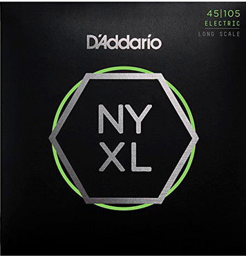 D'Addario NYXL45105 Long Scale Light Top Med Bottom (45-105) 0