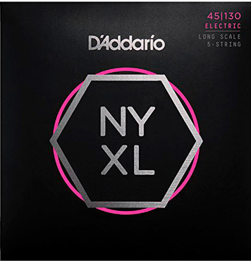 D'Addario NYXL45130 Long Scale Regular Light 5-String (45-130) 0