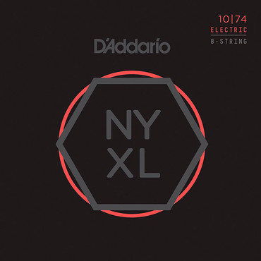 D'Addario NYXL1074 8-String Light Top Heavy Bottom (10-74) 0