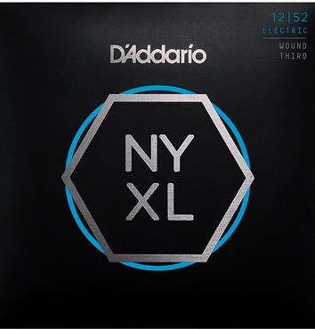 D'Addario NYXL1252W Light Wound 3rd (12-52) 0