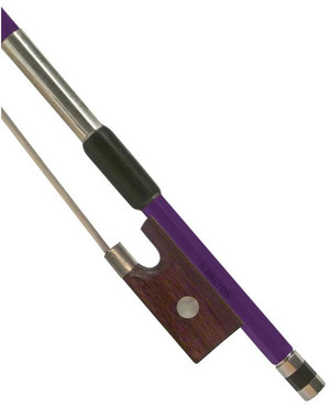 Anton Breton AB-110PP Brazilwood Student Violin Bow 1/4 Purple 0