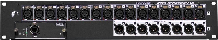 Soundcraft MSB-16 Cat5 Mini Stagebox 16 0
