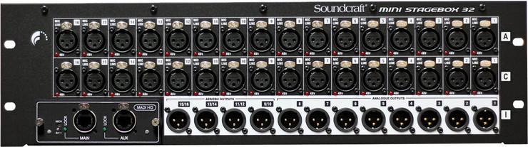Soundcraft MSB-32 Cat5 Mini Stagebox 32 0