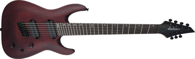 Jackson X Dinky Arch Top DKAF7 MS Stained Mahogany 0