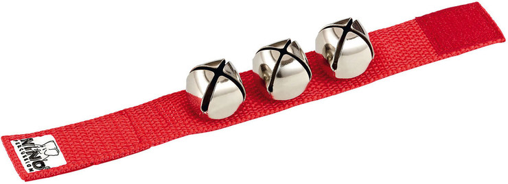 Nino Percussion Wrist Bell Red Nino961R 0