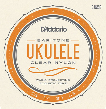 D'Addario EJ65B Pro-Arte Custom Extruded Ukulele Baritone 0
