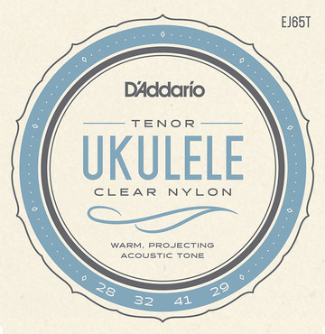 D'Addario EJ65T Pro-Arte Custom Extruded Ukulele Tenor 0