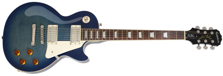 Epiphone Les Paul Standard PlusTop Pro Trans Blue 0