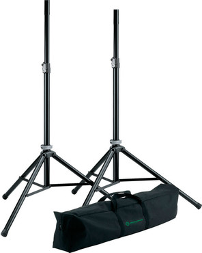 K&M 21449-000-55 Speaker Stand Package Black 0