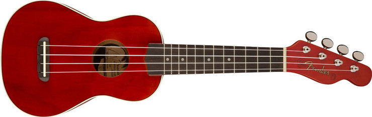 Fender Venice Soprano Ukulele Cherry 0
