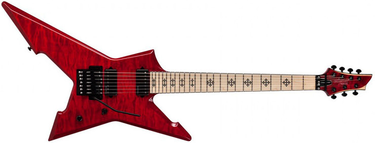 Schecter Jeff Loomis Cygnus JLX-7 FR STC See-Thru Cherry 1