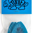Dunlop 431P100 Tortex Triangle 6 Pack