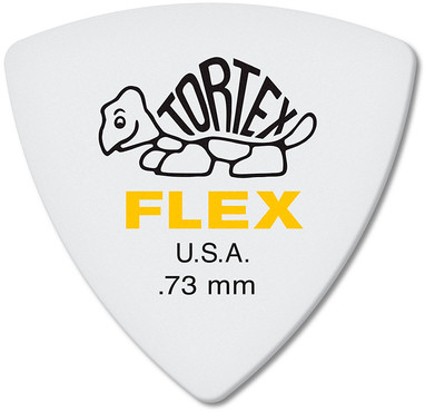 Dunlop 456P073 Tortex Flex Triangle 6 Pack 0