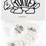 Dunlop 478P150 Tortex White Jazz III 12 Pack 3