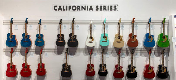 Fender California электроакустические гитары