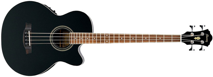 Ibanez AEB8E-BK Black 0