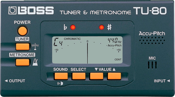 Boss TU-80 Tuner/Metronome 0