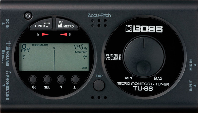 Boss TU-88 Micro Monitor & Tuner 0