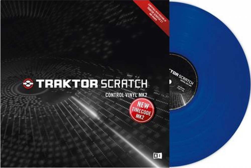 Native Instruments Traktor Scratch Pro Control Vinyl Blue Mk2 виниловый ...