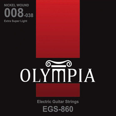 Olympia EGS860 Nickel Wound Extra Super Light (8-38) 0