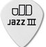 Dunlop 478P114 Tortex White Jazz III Pack 3