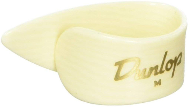 Dunlop 9205R Heavies Thumbpicks Ivoroid Medium 12 Pack 0