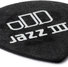 Dunlop 482P050 Tortex Pitch Black Jazz III 12 Pack 1