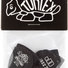 Dunlop 482P060 Tortex Pitch Black Jazz III 12 Pack 3