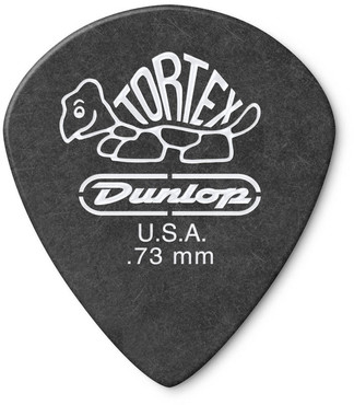 Dunlop 482P073 Tortex Pitch Black Jazz III 12 Pack 0
