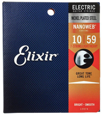 Elixir Nanoweb 12074 Light Heavy (10-59) 0